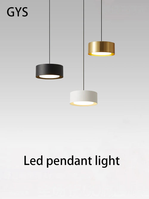 gys Suspension led panneau rond suspendu downlight