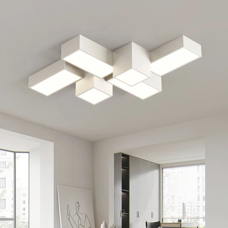 Plafonnier Led carré minimaliste moderne
