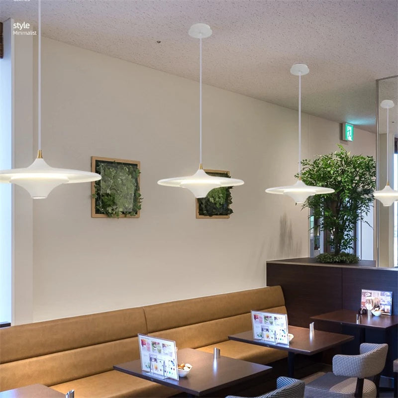suspension led modernes simples et créatives nordiques