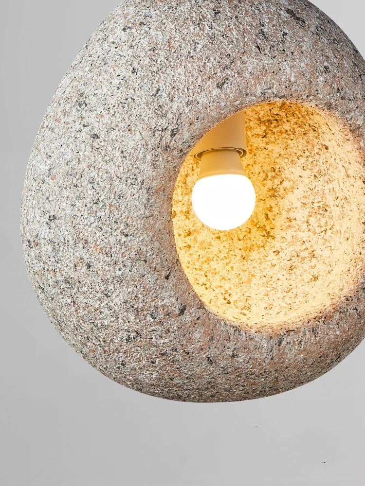 suspension led nordique wabi sabi simple et créative personnalisée