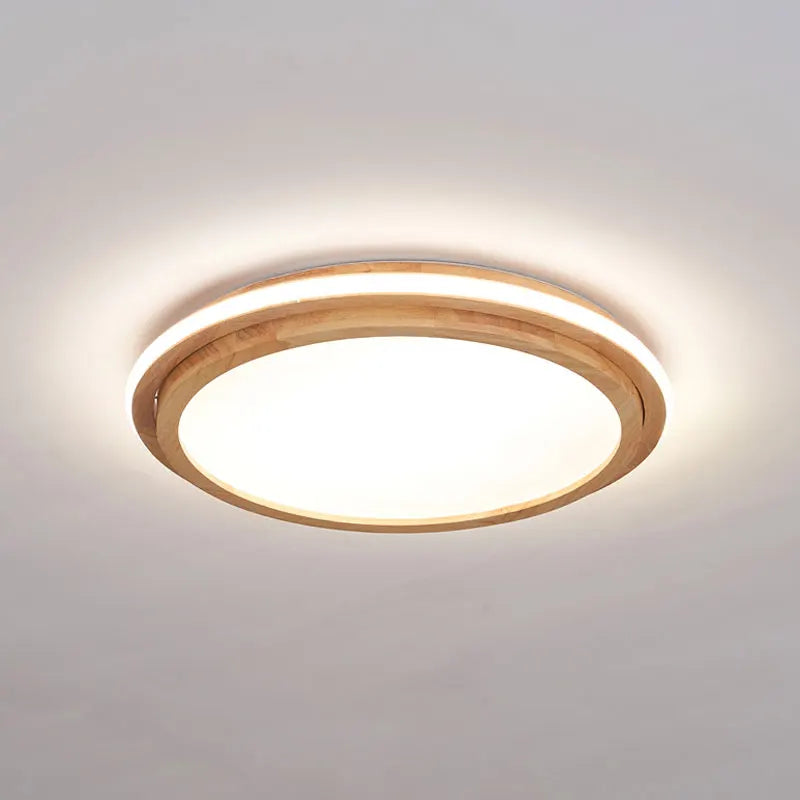 lustre lumineux moderne en bois pour décoration intérieure