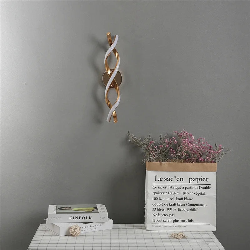 applique murale minimaliste moderne en acrylique led