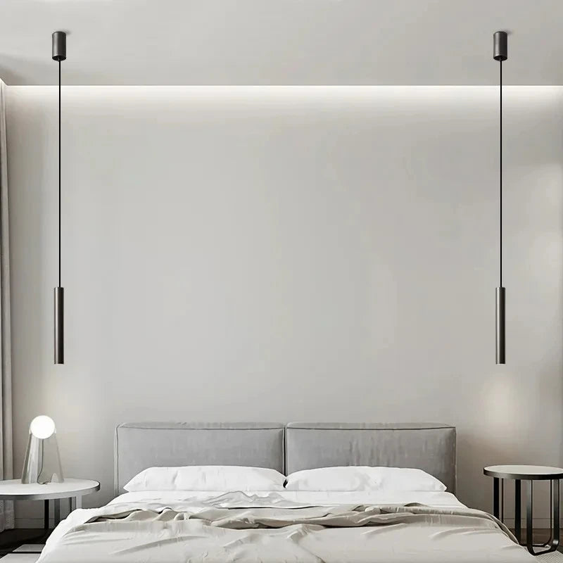 suspension minimaliste en laiton pour hôtel