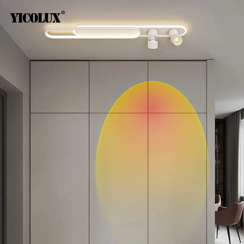 plafonnier led moderne luminaire décoratif d'intérieur pour loft