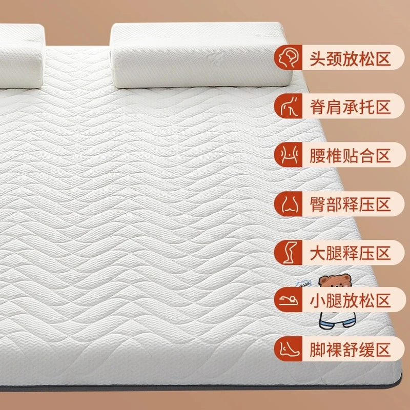matelas en latex de soja mousse à mémoire pliable tatami épais et chaud