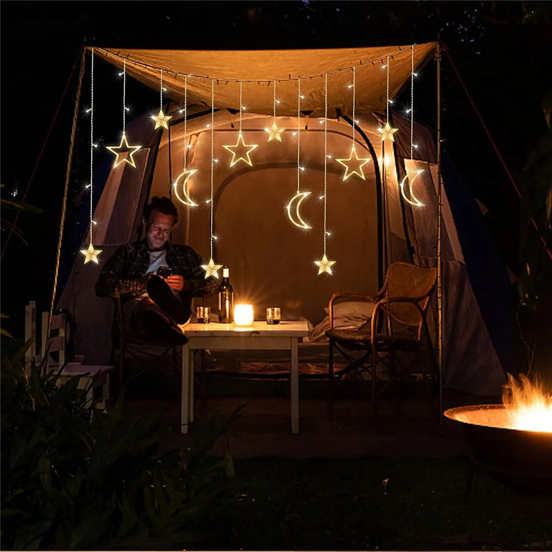guirlande lumineuse rideau 138 led décorative pour Noël et fêtes