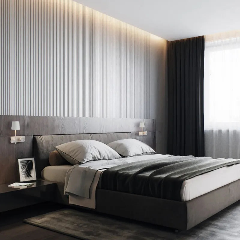 applique murale led avec interface interrupteur