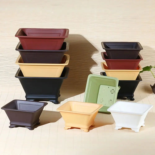 pots de fleurs en argile pour jardinage et bonsaï créatifs