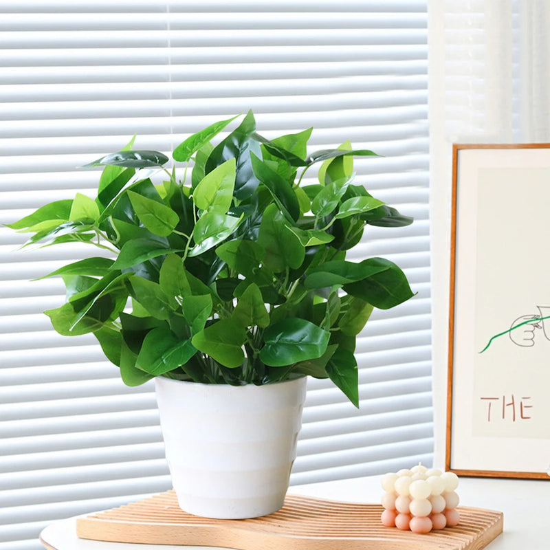 plantes artificielles pothos à suspendre pour décoration intérieure