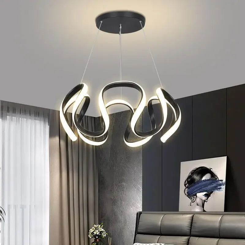 Plafonnier LED suspendu au design nordique