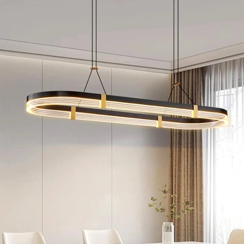 lustre moderne led pour éclairage intérieur suspension plafonnier