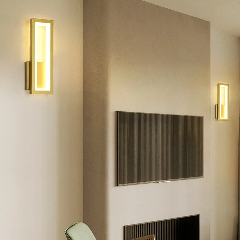 applique murale minimalistes modernes maison led applique noir blanc allée