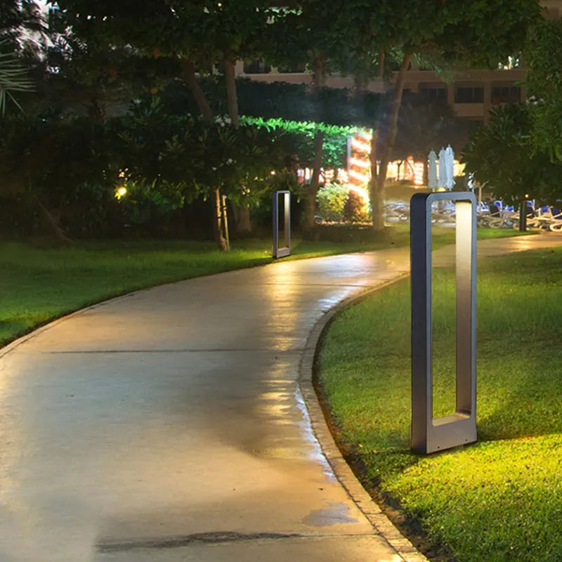 lampe de jardin led moderne en aluminium pour extérieur et paysage