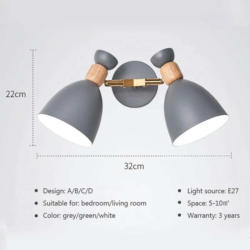 Applique murale Led de Style nordique moderne