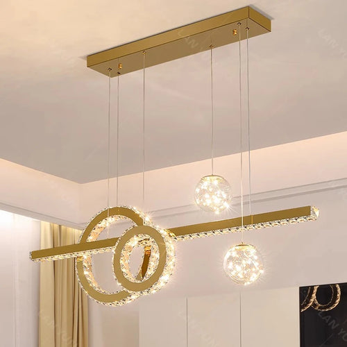 lampes de décoration modernes en cristal intelligent pour intérieur