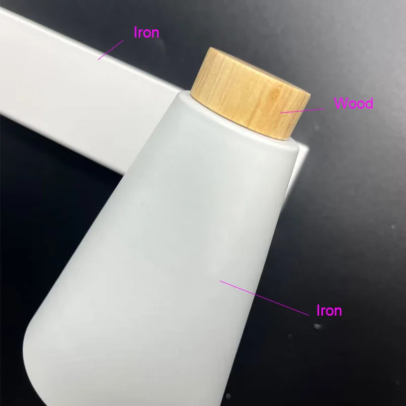 plafonnier led moderne nordique montage en surface fer long