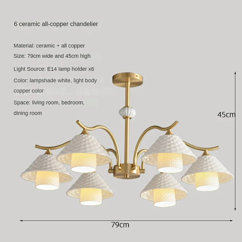 lampe de bureau en céramique et cuivre design moderne angle réglable