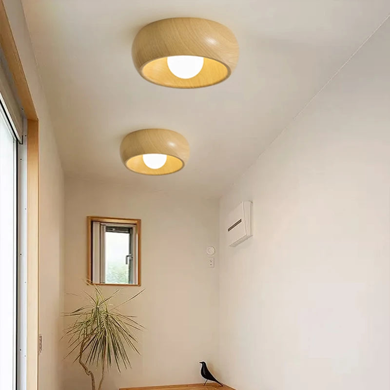 plafonnier à led style wabi-sabi nordique rétro créatif