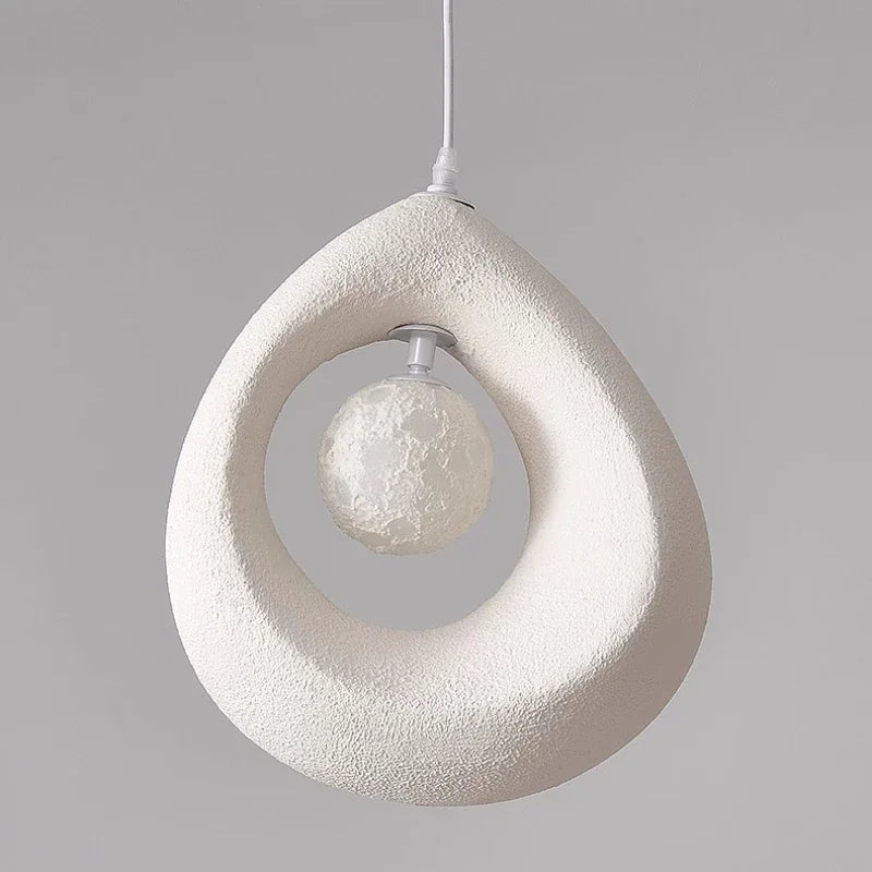 suspension led minimaliste nordique wabi sabi décor intérieur