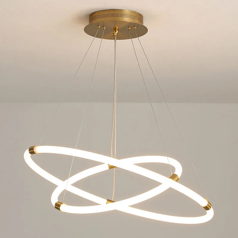 lustre moderne lumineux pour cuisine et salle à manger