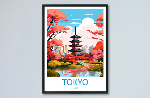 affiche de voyage sur toile paysages urbains célèbres