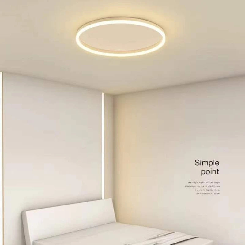 Plafonnier circulaire Alec nordique pour salon salle à manger chambre Lampara Techo Plafonnier Led Lampa Sufitowa