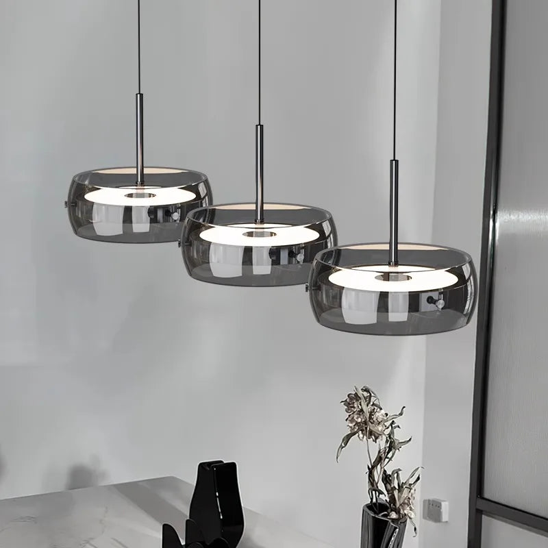 lustre décoratif pour intérieur avec lampes suspendues