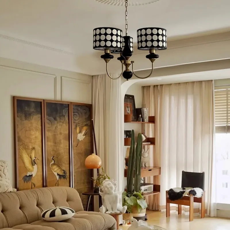 lustre en cuivre moderne pour hôtel et décoration intérieure