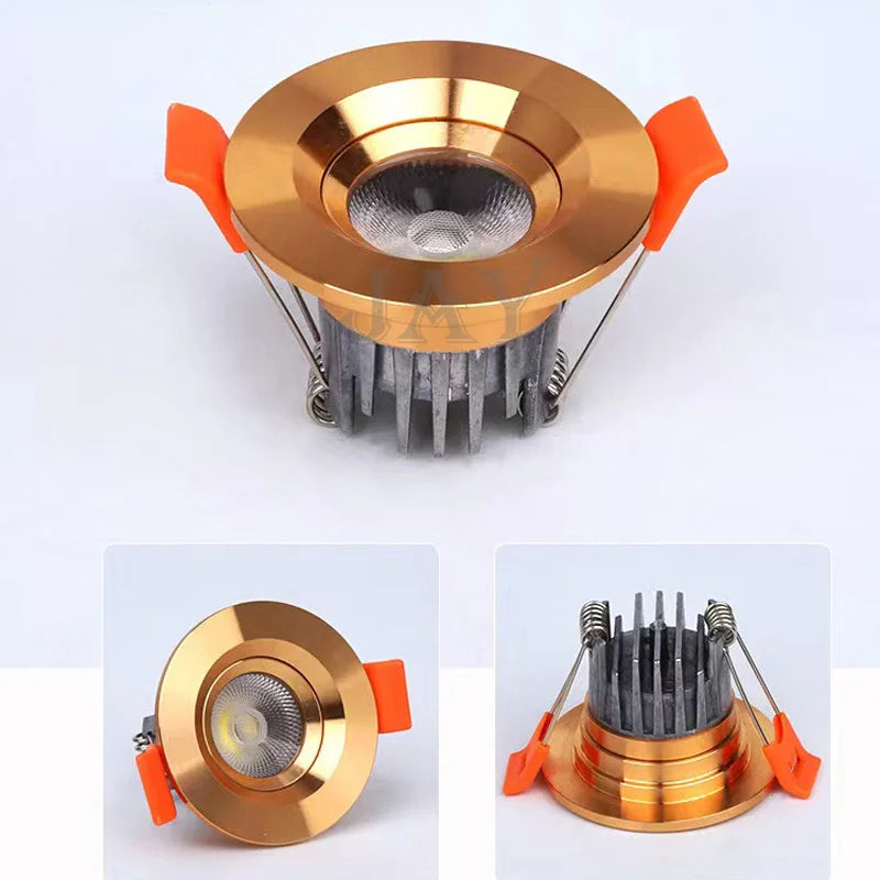 mini spot led intégré pour éclairage discret et élégant