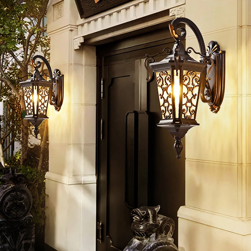 applique murale extérieure rétro pour éclairage de jardin et patio