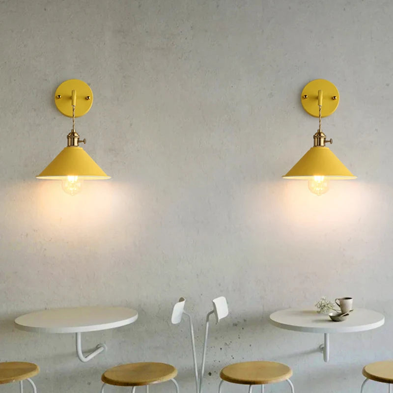 applique murale rétro iorn luminaire décoratif pour intérieur