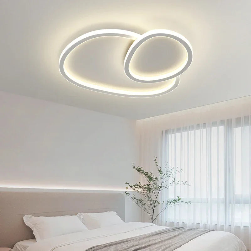 plafonnier nordic led rond luminaire d'éclairage décoratif intérieur