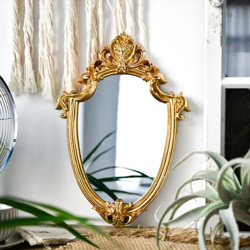 miroir vintage doré décoration murale cadeau mariage rétro