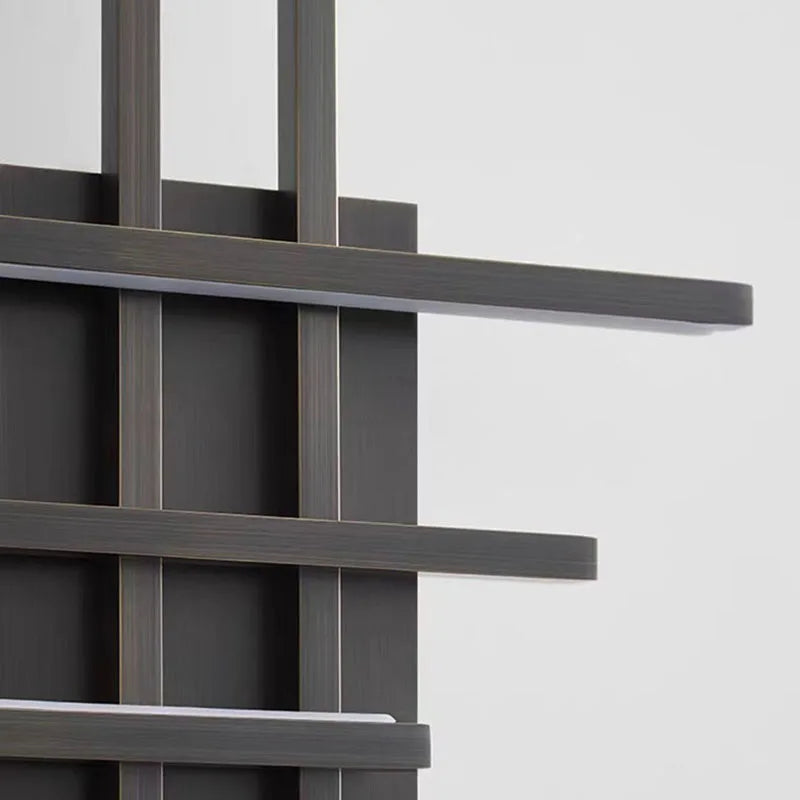 applique murale led minimaliste en laiton