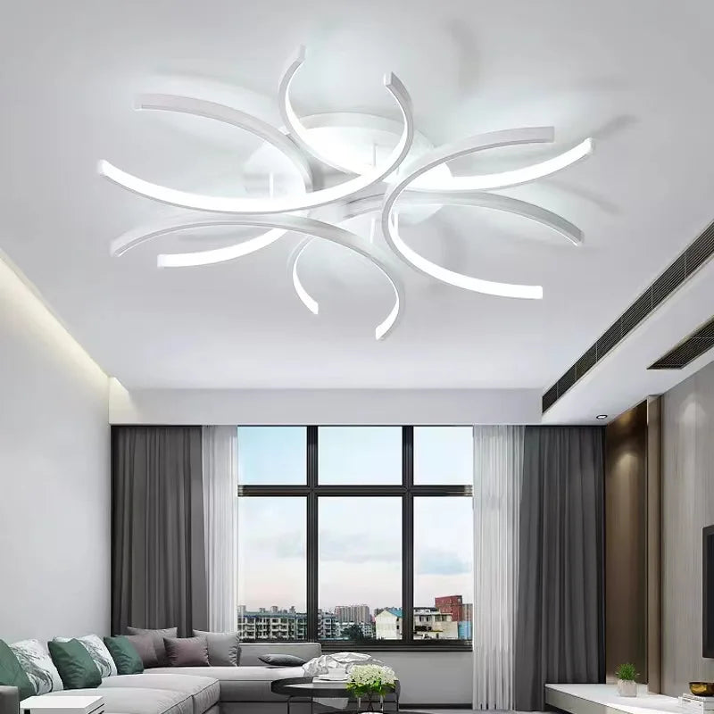 Lustre LED Moderne Nordique Loft Salon Cuisine