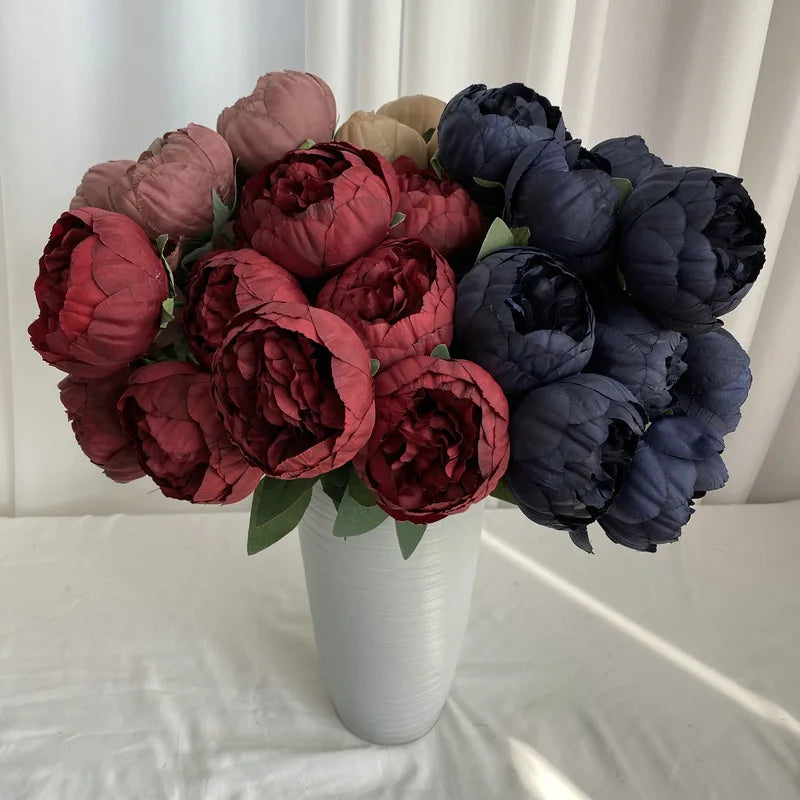 bouquet de pivoines artificielles pour mariage et décoration élégante