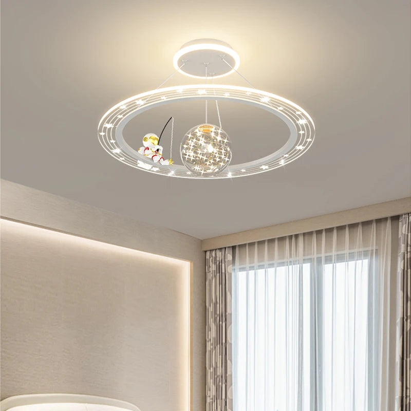 lustre nordique moderne led pour décoration créative de maison