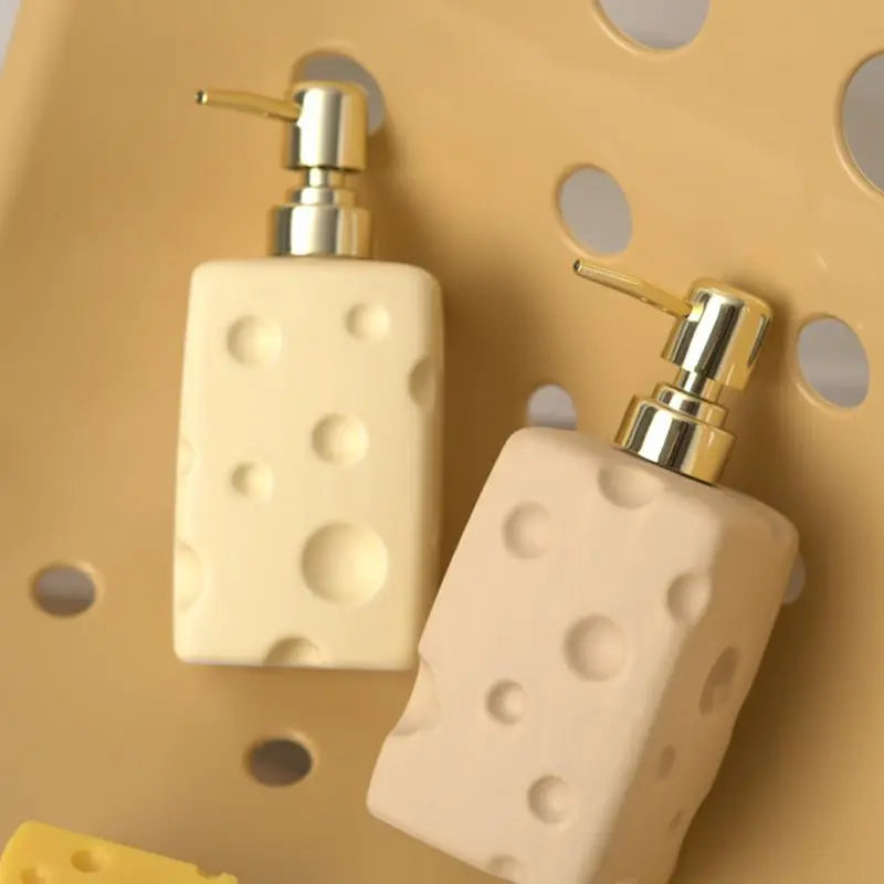 bouteille de lotion créative en forme de fromage amusante