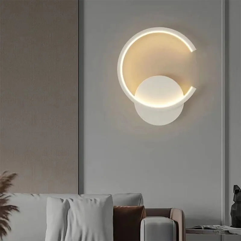 lampe applique murale aluminium minimaliste