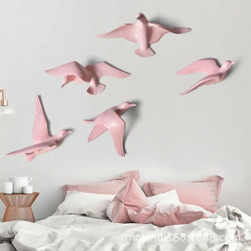 décoration murale créative mouette oiseau pour intérieur