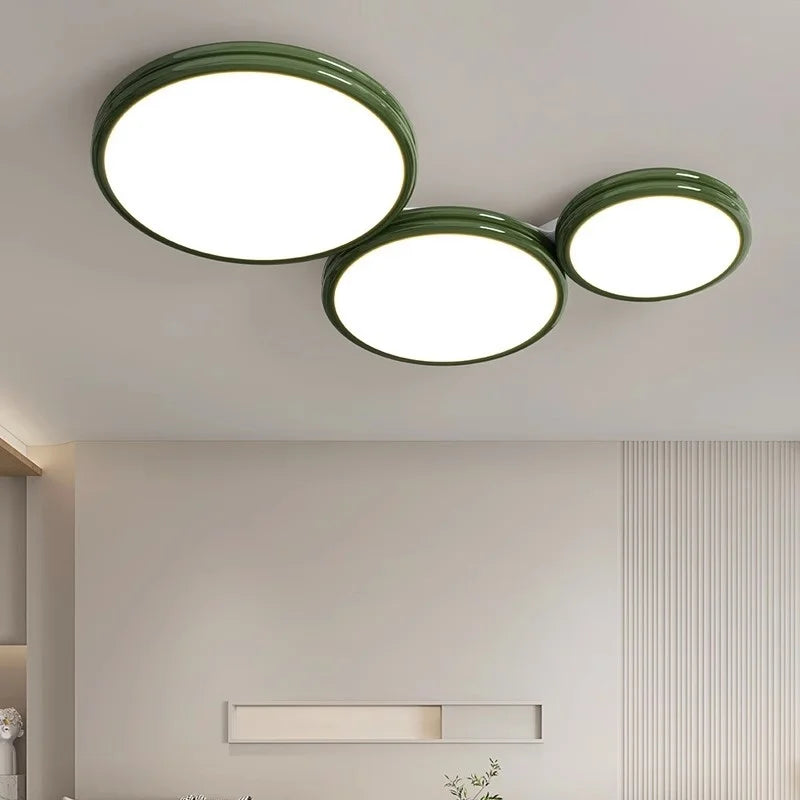 led plafonnier rond minimaliste pour éclairage intérieur