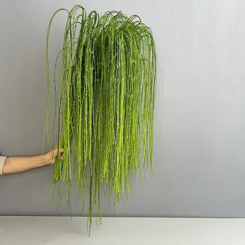 plantes artificielles saule pleureur en plastique pour décoration intérieure