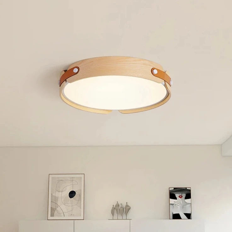 Plafonnier led rond minimaliste moderne style nordique