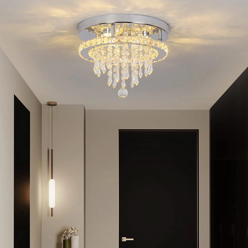 Lustre Cristal Plafond Moderne Suspension