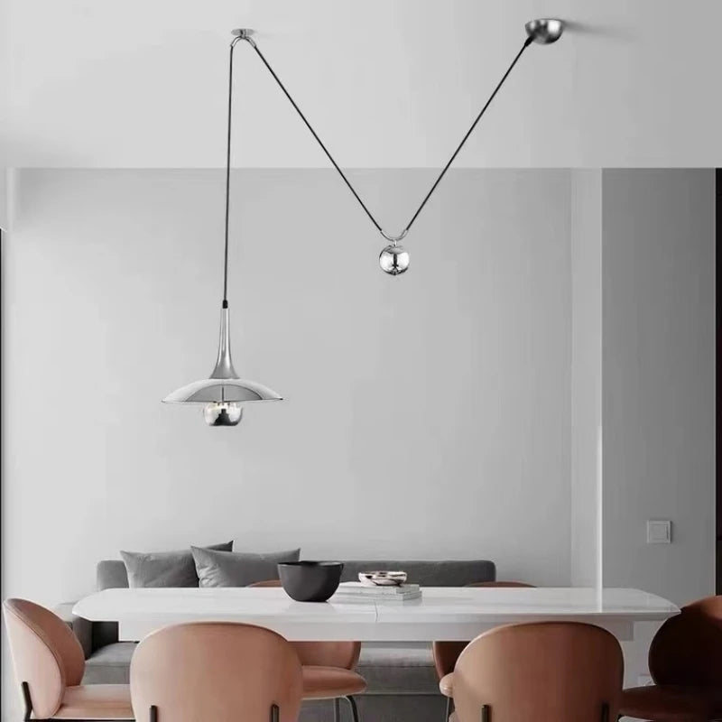 lampe ufo suspension nordique styliste