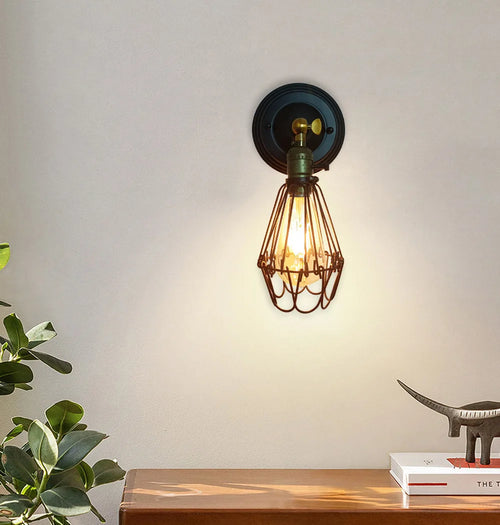 applique murale rétro américaine antidéflagrante en fer pour loft