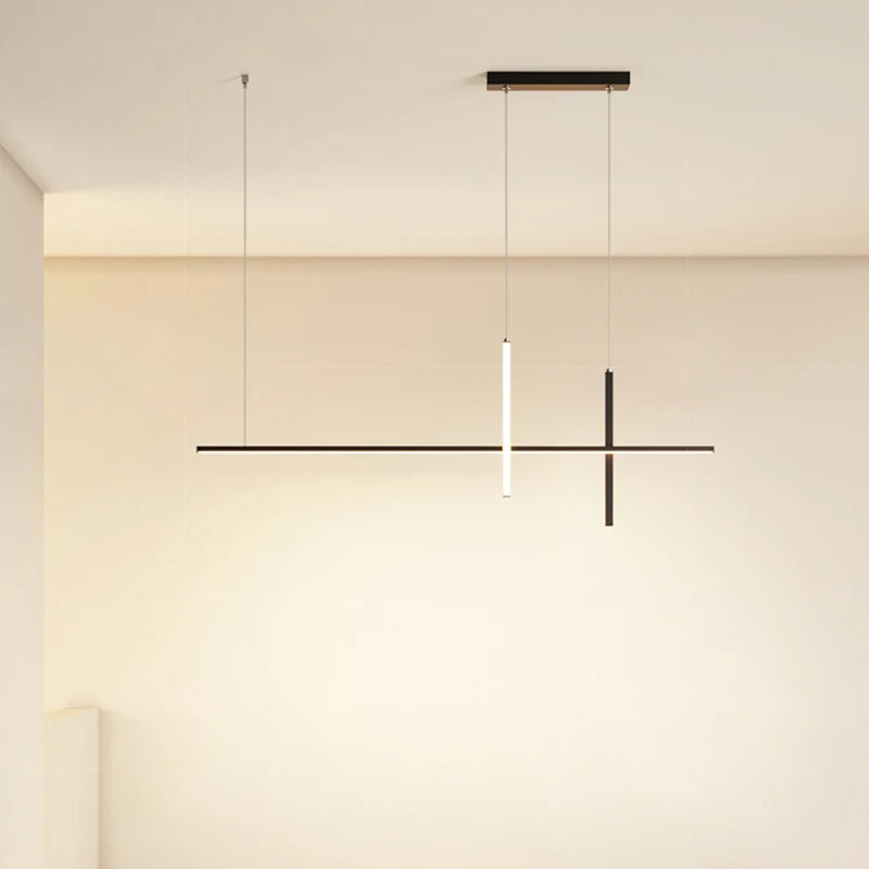 Lustre led simple et moderne pour salle à manger