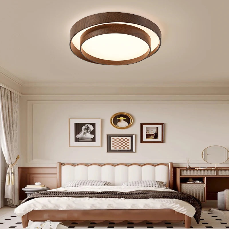 plafonnier à spectre complet avec protection des yeux design wabi-sabi