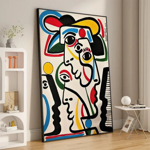 peinture abstraite personnalisée pour décoration murale artistique