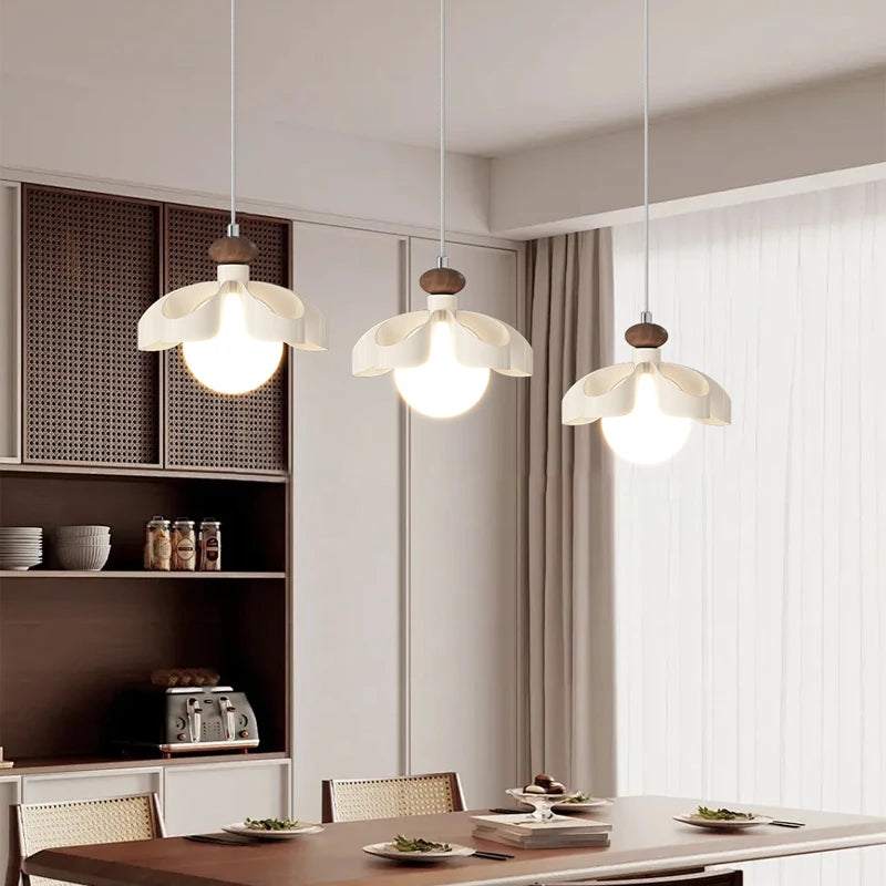 lustre médiéval rétro en bois massif pour intérieur et extérieur